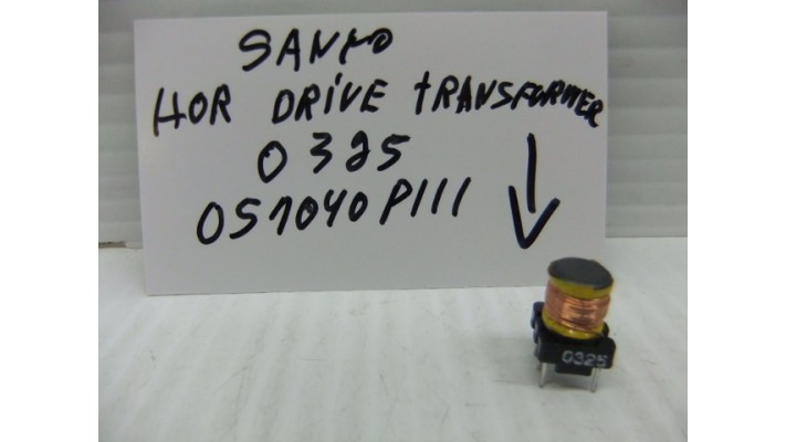 Sanyo 0325  transformateur horizontal drive .